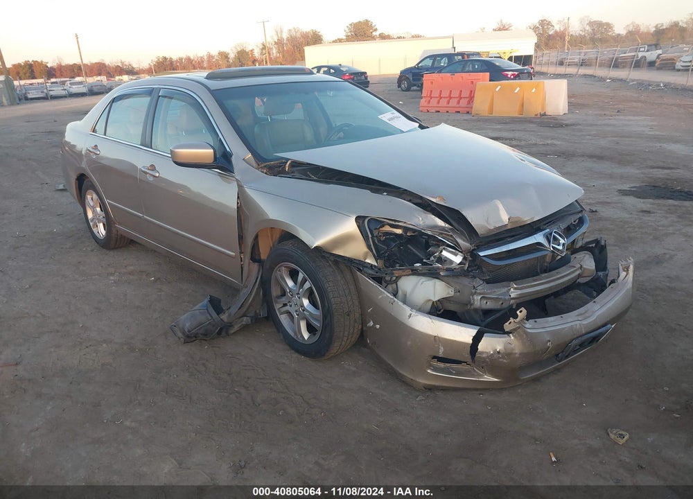 2007 HONDA ACCORD 2.4 EX VIN: 1HGCM568X7A155057