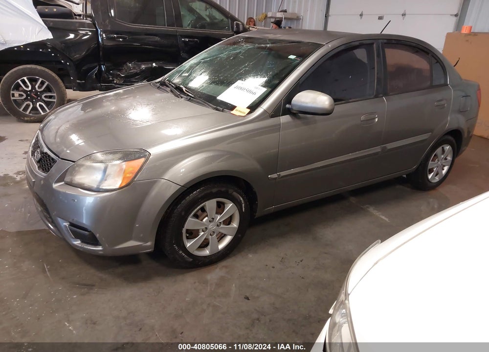 2011 KIA RIO LX VIN: KNADH4A31B6950682
