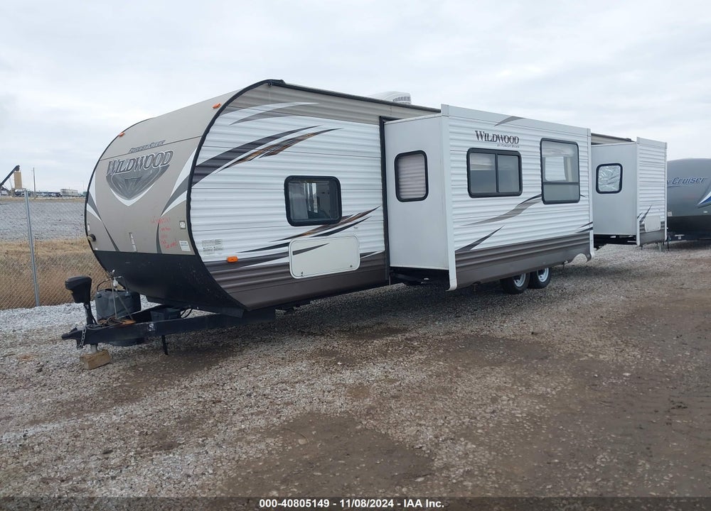2016 FOREST RIV WILDWOOD 36BHBS VIN: 4X4TWDM28G8801375