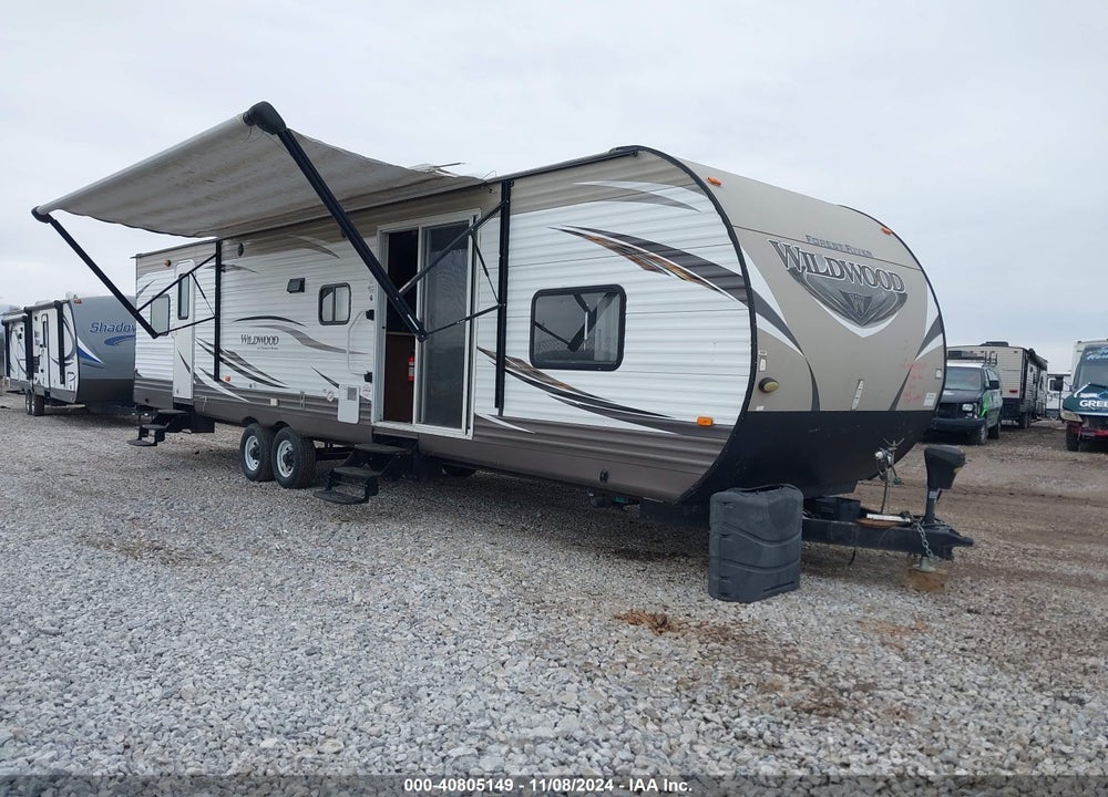 2016 FOREST RIV WILDWOOD 36BHBS VIN: 4X4TWDM28G8801375
