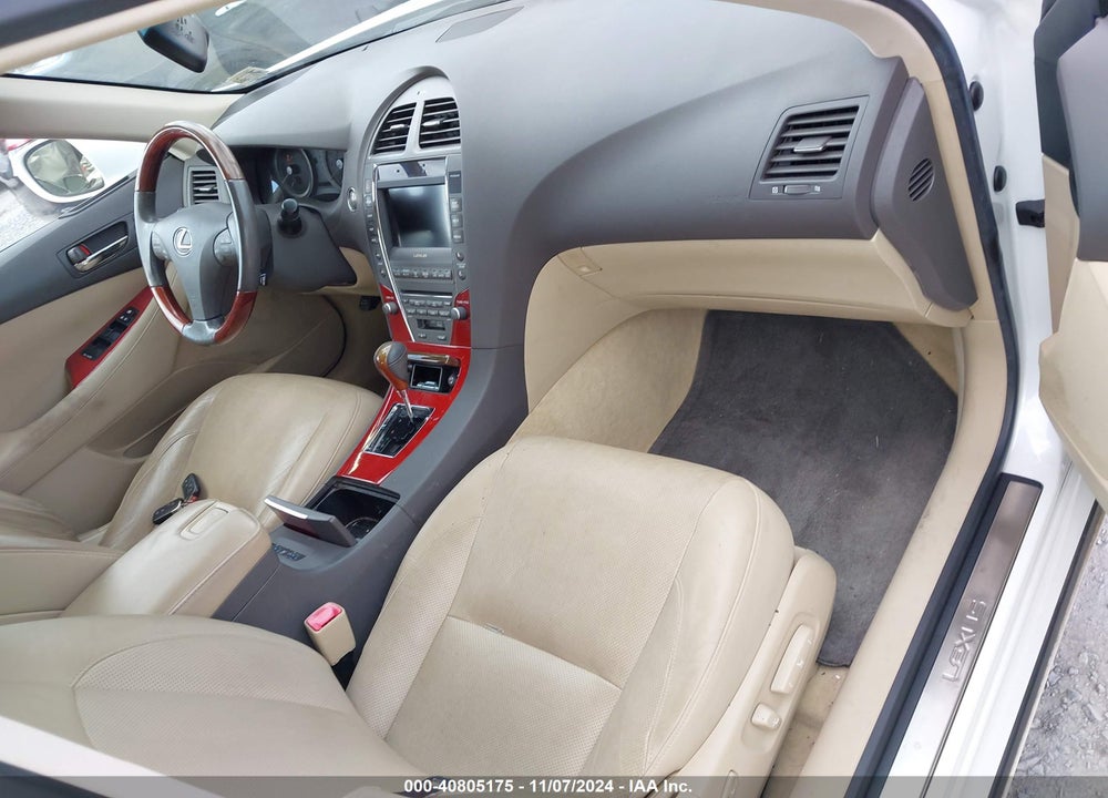 2009 LEXUS ES 350 VIN: JTHBJ46G392288663