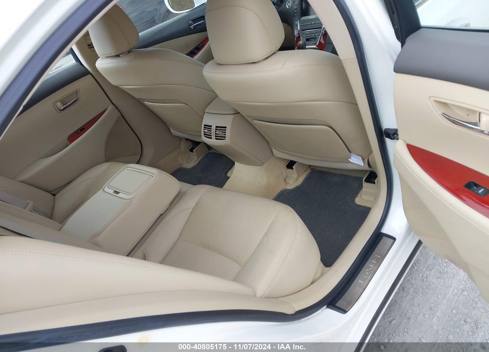 2009 LEXUS ES 350 VIN: JTHBJ46G392288663