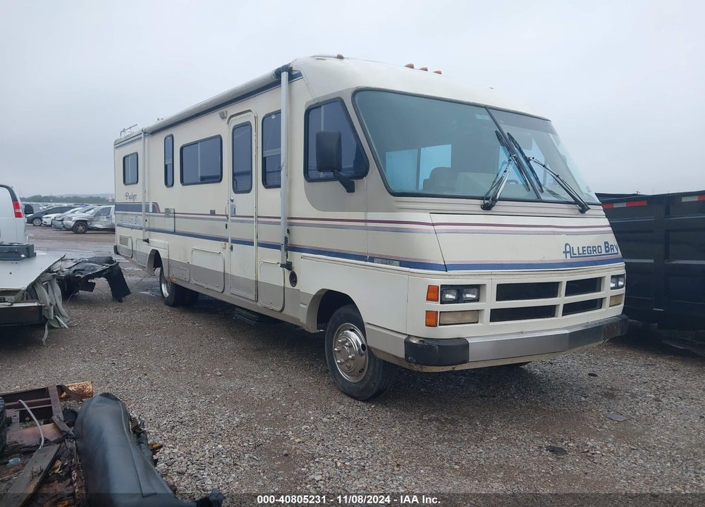 1992 OSHKOSH MOTOR TRUCK CO. ALLEGRO BAY X LINE VIN: 4CDR49M26N2300485