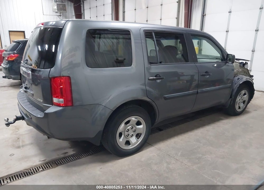 2012 HONDA PILOT LX VIN: 5FNYF4H27CB022503