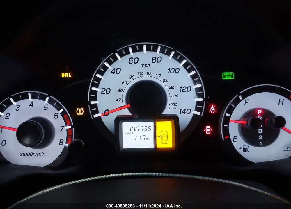 2012 HONDA PILOT LX VIN: 5FNYF4H27CB022503
