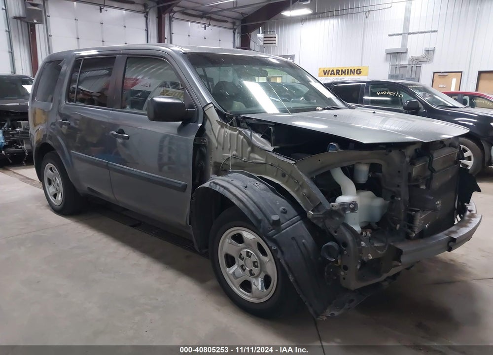 2012 HONDA PILOT LX VIN: 5FNYF4H27CB022503