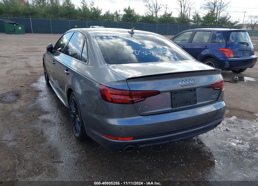 2018 AUDI A4 2.0T PREMIUM/2.0T TECH PREMIUM VIN: WAUENAF41JA097564