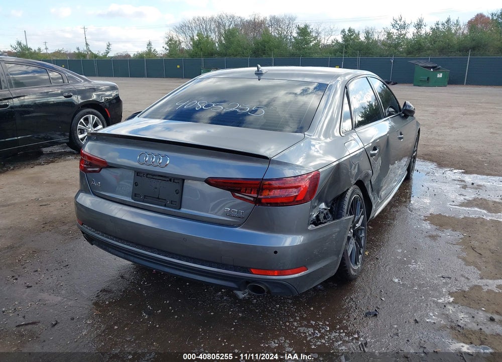 2018 AUDI A4 2.0T PREMIUM/2.0T TECH PREMIUM VIN: WAUENAF41JA097564