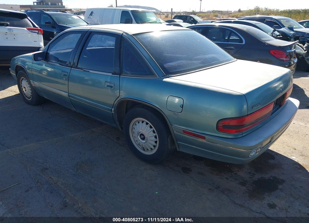 1993 BUICK REGAL CUSTOM VIN: 2G4WB54L0P1458623