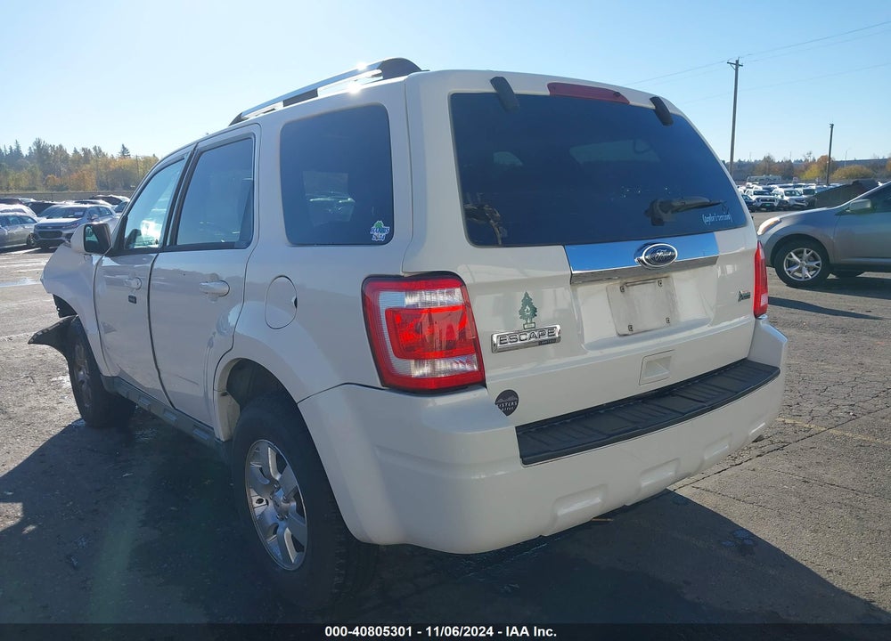 2010 FORD ESCAPE LIMITED VIN: 1FMCU0EGXAKC17628