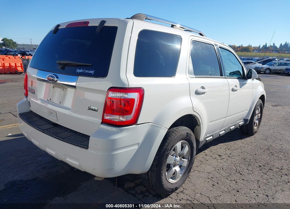 2010 FORD ESCAPE LIMITED VIN: 1FMCU0EGXAKC17628