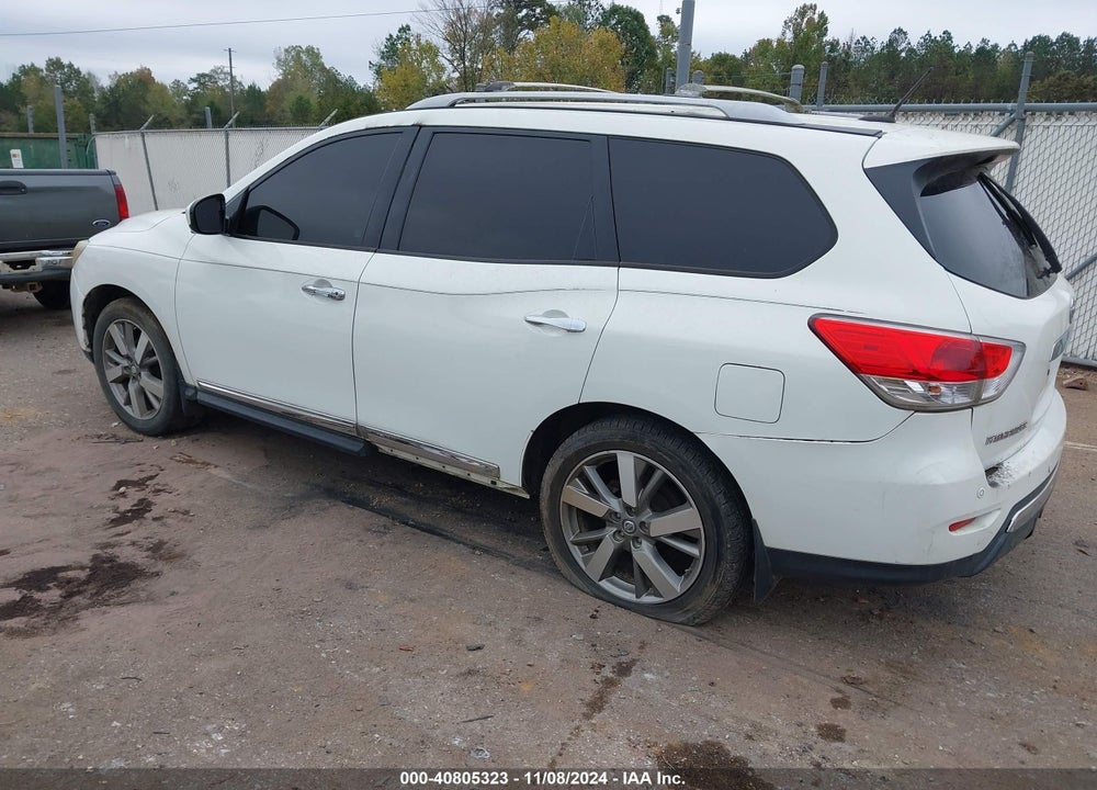 2013 NISSAN PATHFINDER PLATINUM VIN: 5N1AR2MN7DC617844