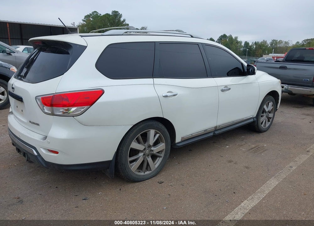 2013 NISSAN PATHFINDER PLATINUM VIN: 5N1AR2MN7DC617844