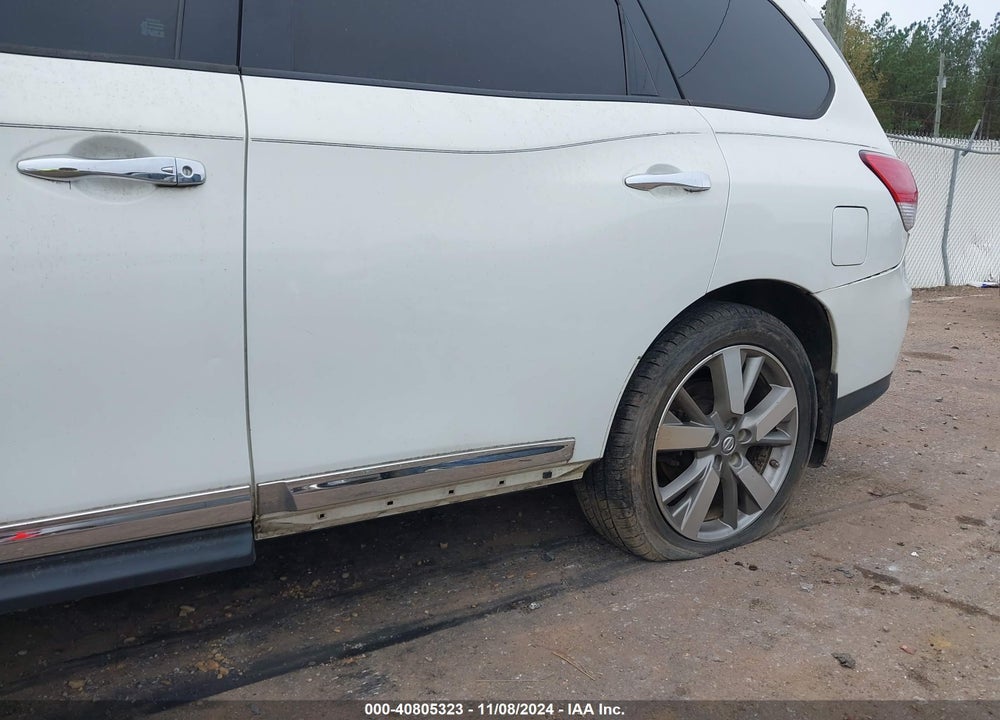 2013 NISSAN PATHFINDER PLATINUM VIN: 5N1AR2MN7DC617844