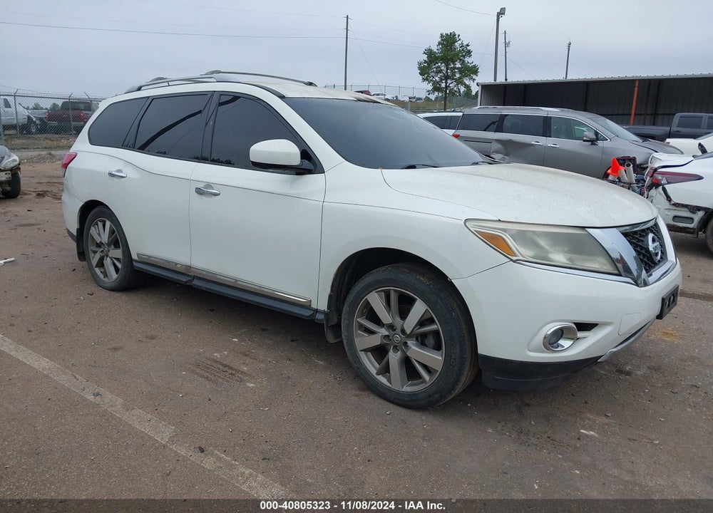 2013 NISSAN PATHFINDER PLATINUM VIN: 5N1AR2MN7DC617844
