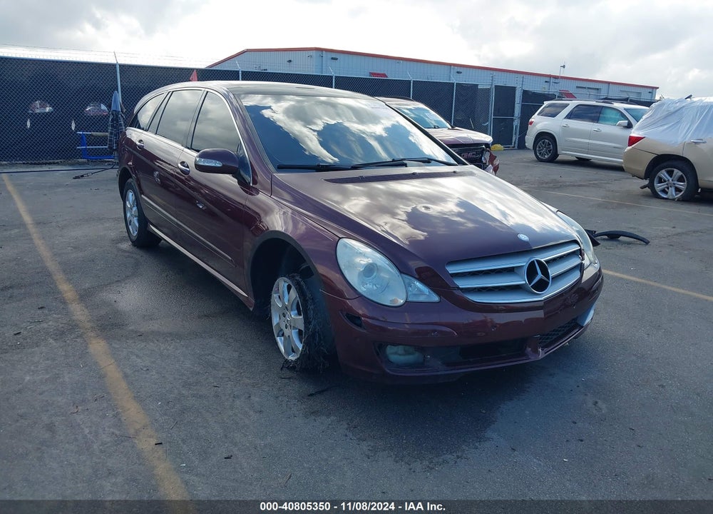 2007 MERCEDES-BENZ R 350 4MATIC VIN: 4JGCB65E37A055640