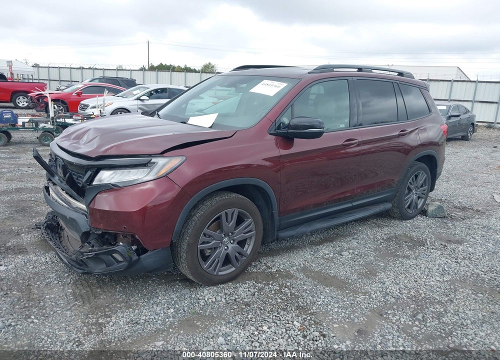 2020 HONDA PASSPORT AWD ELITE VIN: 5FNYF8H03LB001203