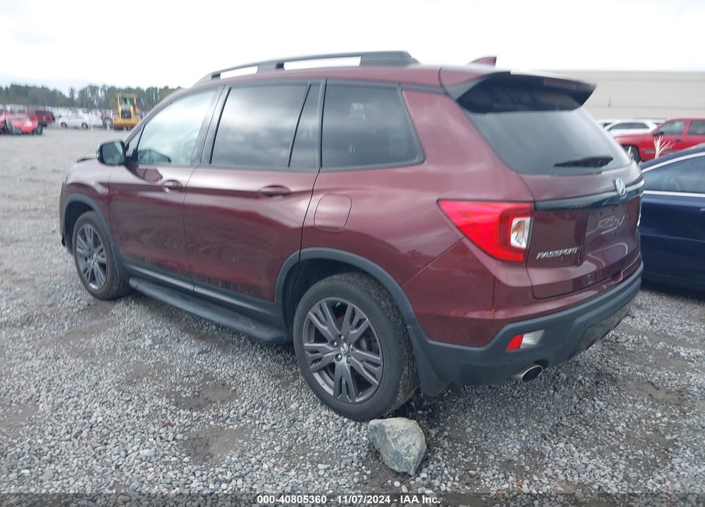 2020 HONDA PASSPORT AWD ELITE VIN: 5FNYF8H03LB001203