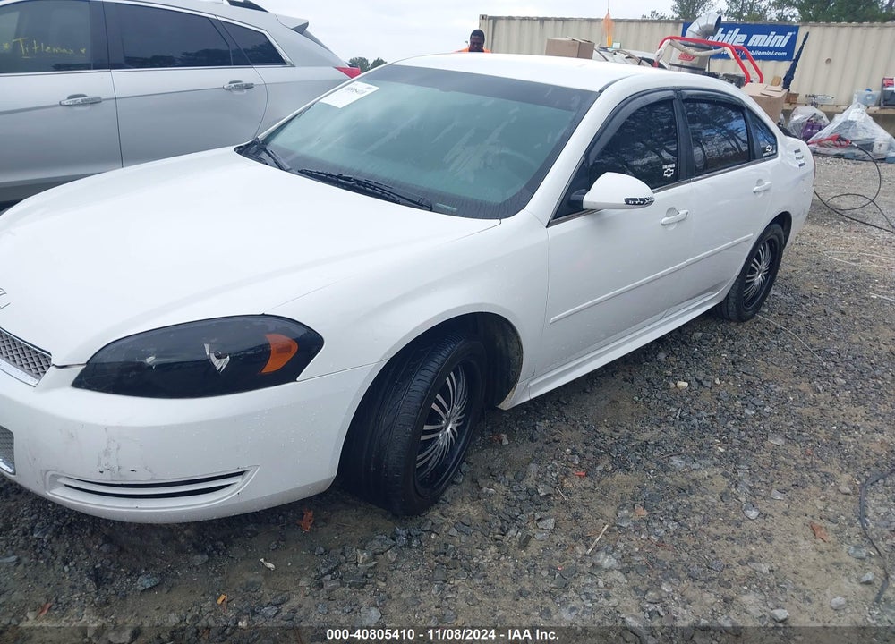 2012 CHEVROLET IMPALA LS RETAIL VIN: 2G1WA5E33C1247392