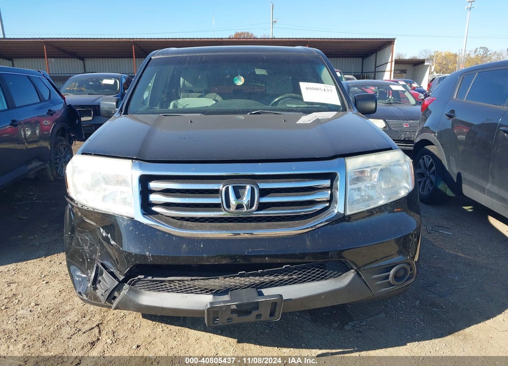 2013 HONDA PILOT LX VIN: 5FNYF4H22DB079743