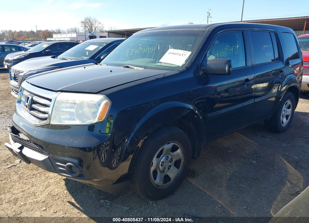 2013 HONDA PILOT LX VIN: 5FNYF4H22DB079743