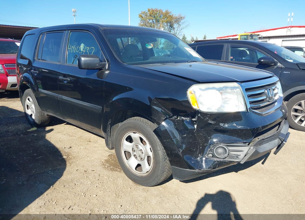 2013 HONDA PILOT LX VIN: 5FNYF4H22DB079743