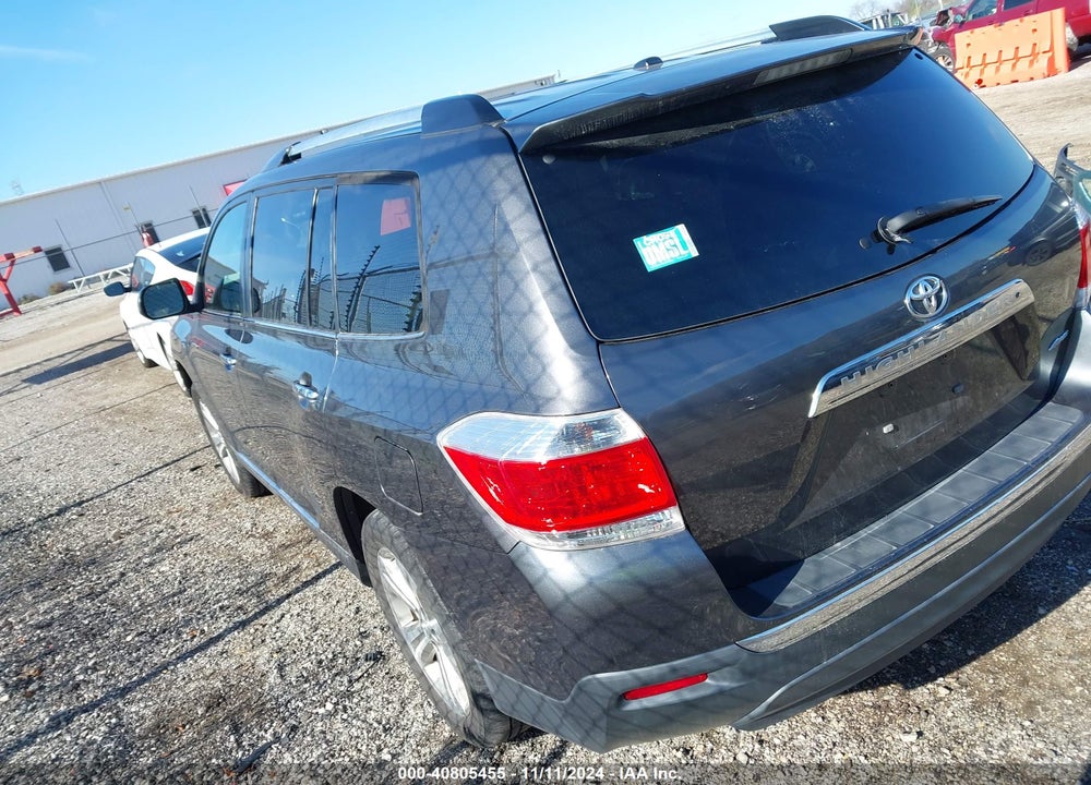 2013 TOYOTA HIGHLANDER LIMITED V6 VIN: 5TDDK3EHXDS211902