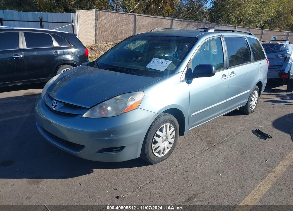 2008 TOYOTA SIENNA LE VIN: 5TDZK23CX8S139483