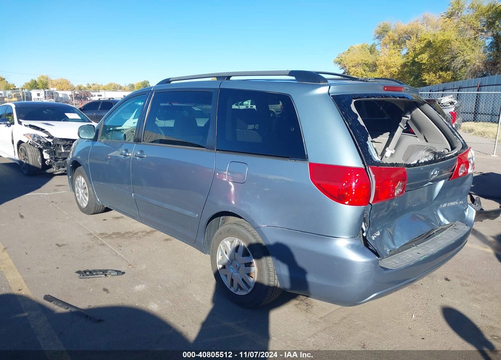2008 TOYOTA SIENNA LE VIN: 5TDZK23CX8S139483