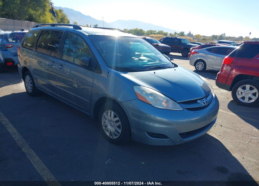 2008 TOYOTA SIENNA LE VIN: 5TDZK23CX8S139483