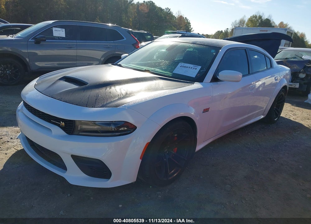 2021 DODGE CHARGER SCAT PACK WIDEBODY RWD VIN: 2C3CDXGJ2MH540173