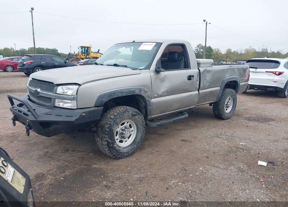 2003 CHEVROLET SILVERADO 2500HD WORK TRUCK VIN: 1GCHK24U33E363776