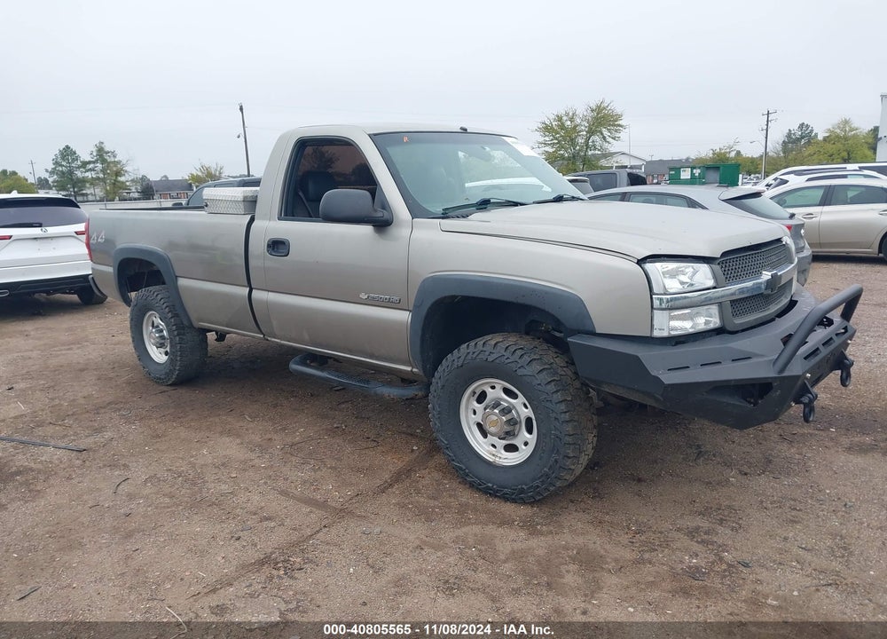 2003 CHEVROLET SILVERADO 2500HD WORK TRUCK VIN: 1GCHK24U33E363776