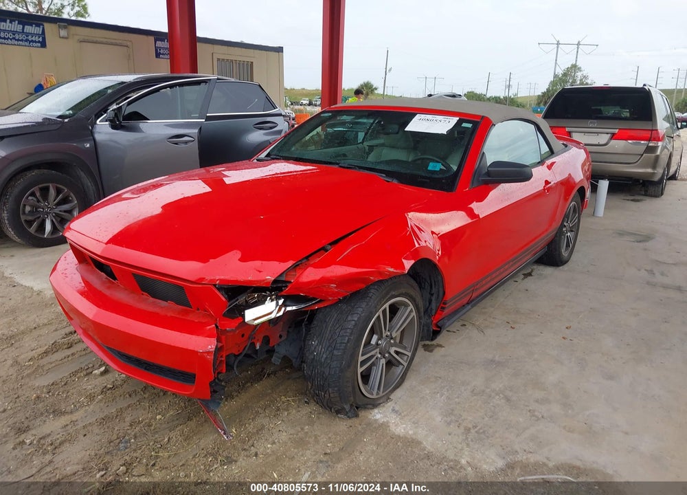 2011 FORD MUSTANG V6 PREMIUM VIN: 1ZVBP8EM2B5120402