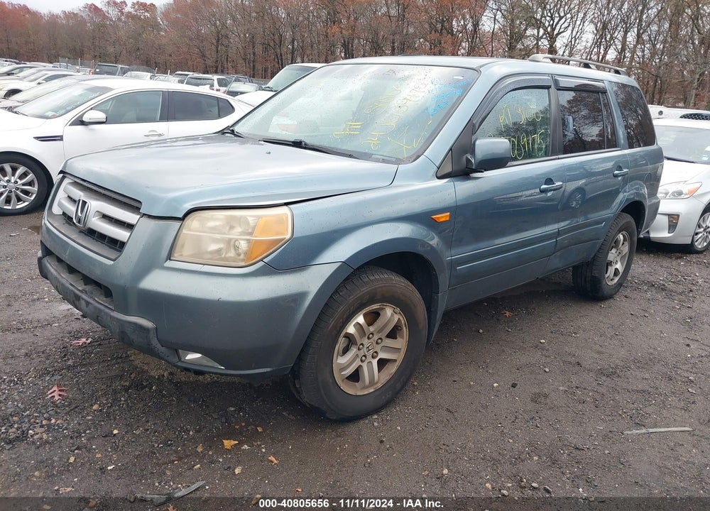 2007 HONDA PILOT EX VIN: 2HKYF18417H531641