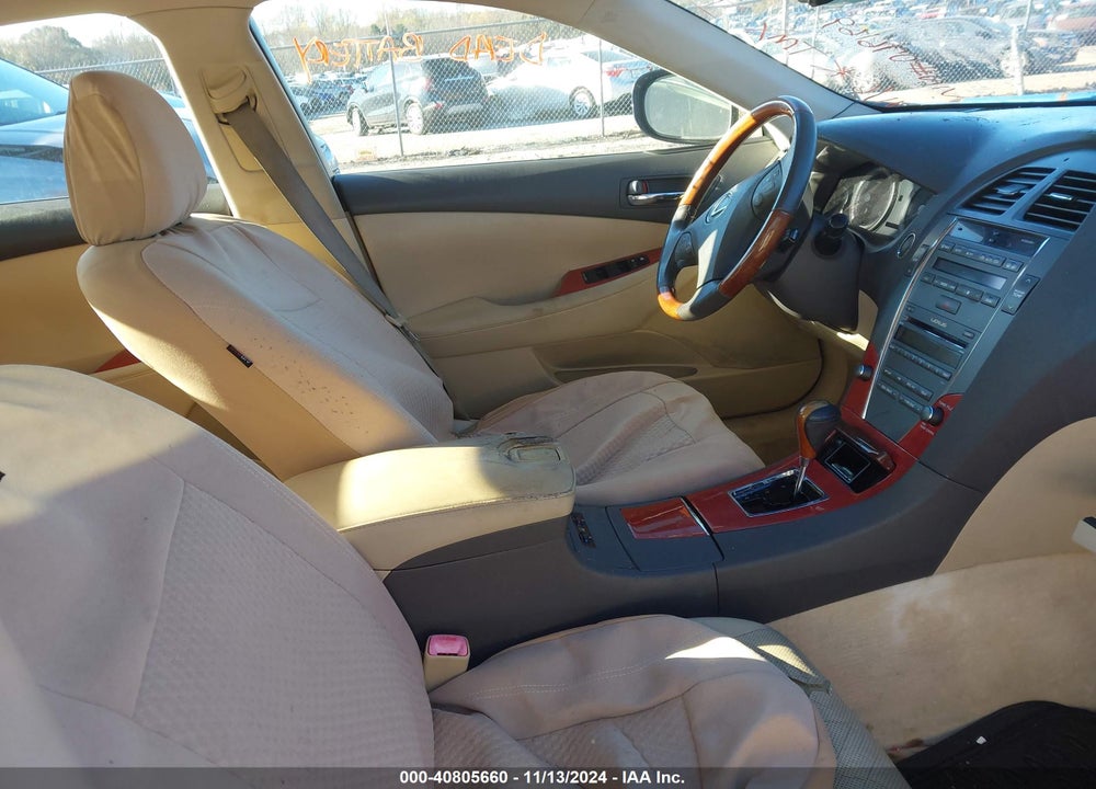 2007 LEXUS ES 350 VIN: JTHBJ46G272076169