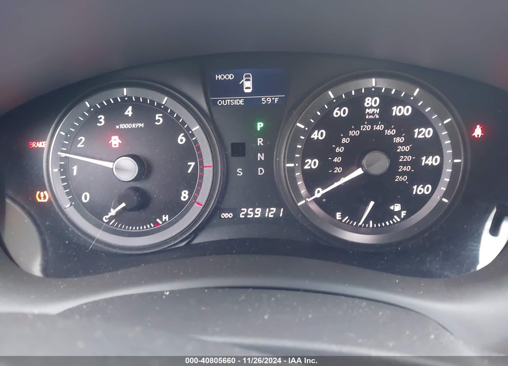 2007 LEXUS ES 350 VIN: JTHBJ46G272076169