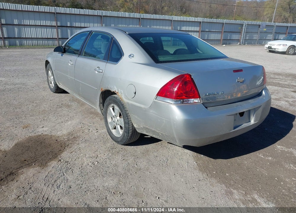 2008 CHEVROLET IMPALA LT VIN: 2G1WT55N389117147
