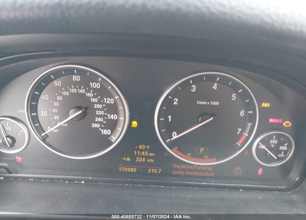 2011 BMW 528I VIN: WBAFR1C5XBC745740