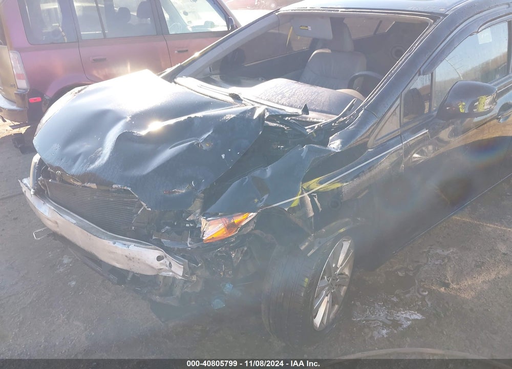 2012 HONDA CIVIC EX-L VIN: 19XFB2F9XCE312151