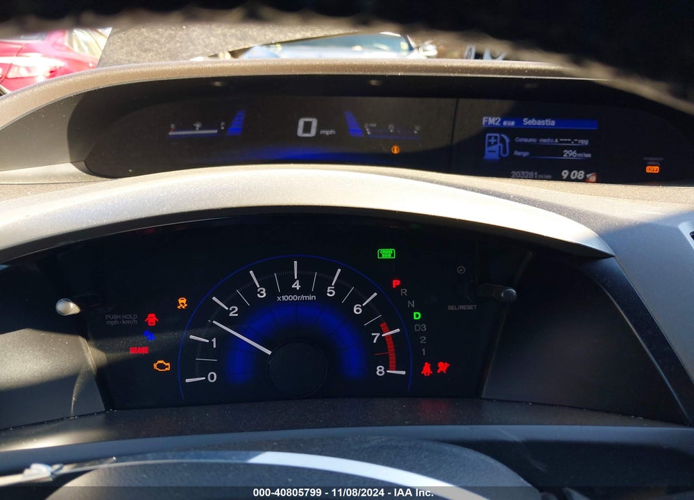 2012 HONDA CIVIC EX-L VIN: 19XFB2F9XCE312151
