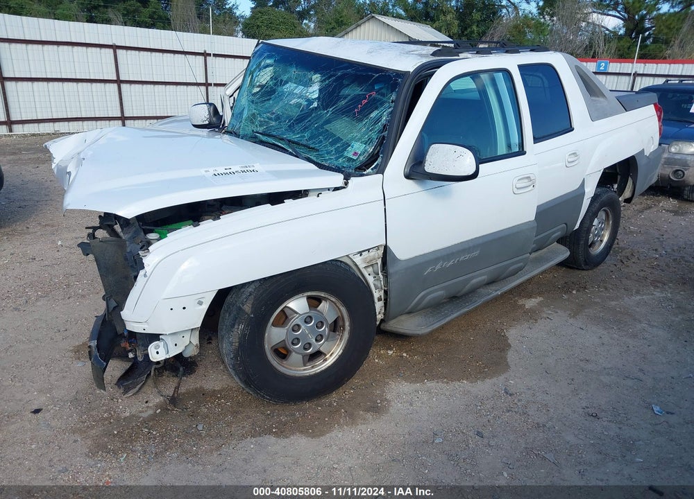 2002 CHEVROLET AVALANCHE 1500 VIN: 3GNEC13T72G284290