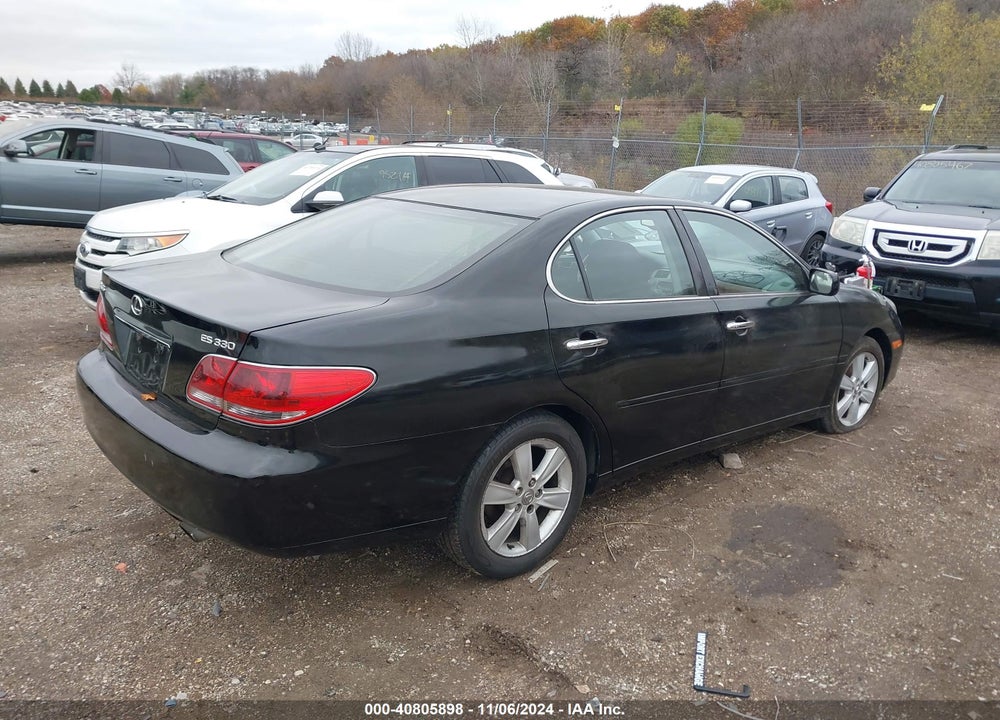 2005 LEXUS ES 330 VIN: JTHBA30GX55118988