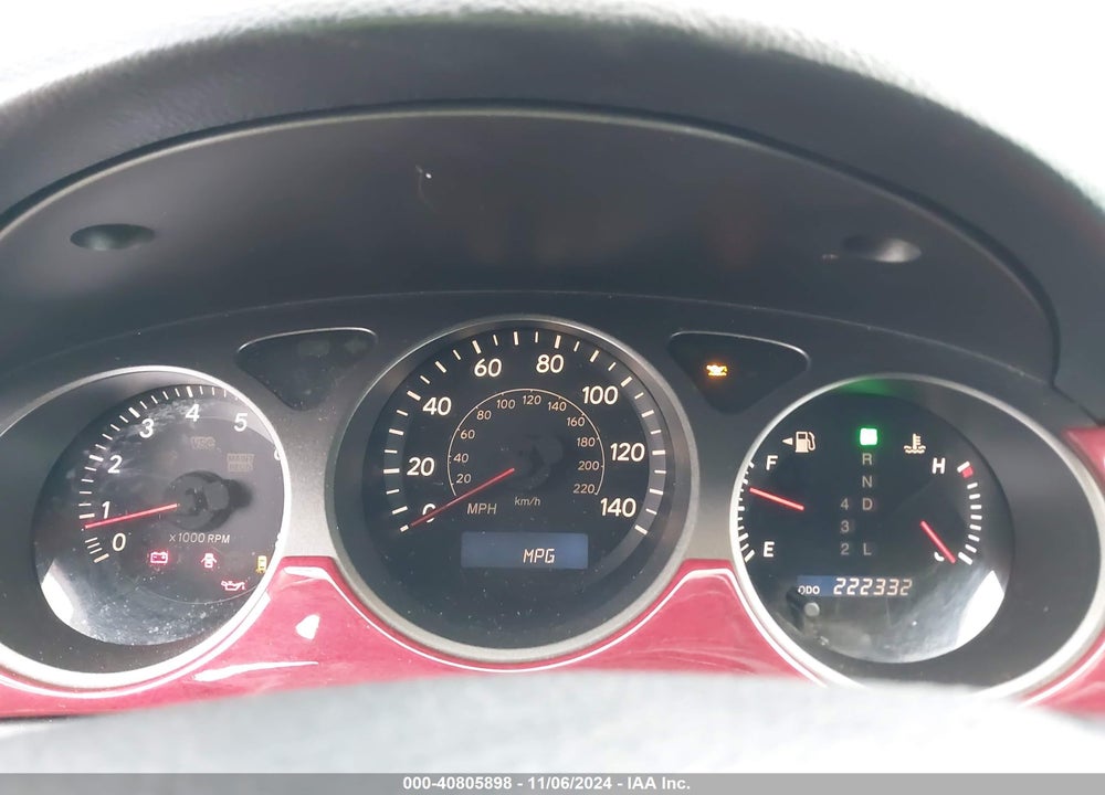 2005 LEXUS ES 330 VIN: JTHBA30GX55118988