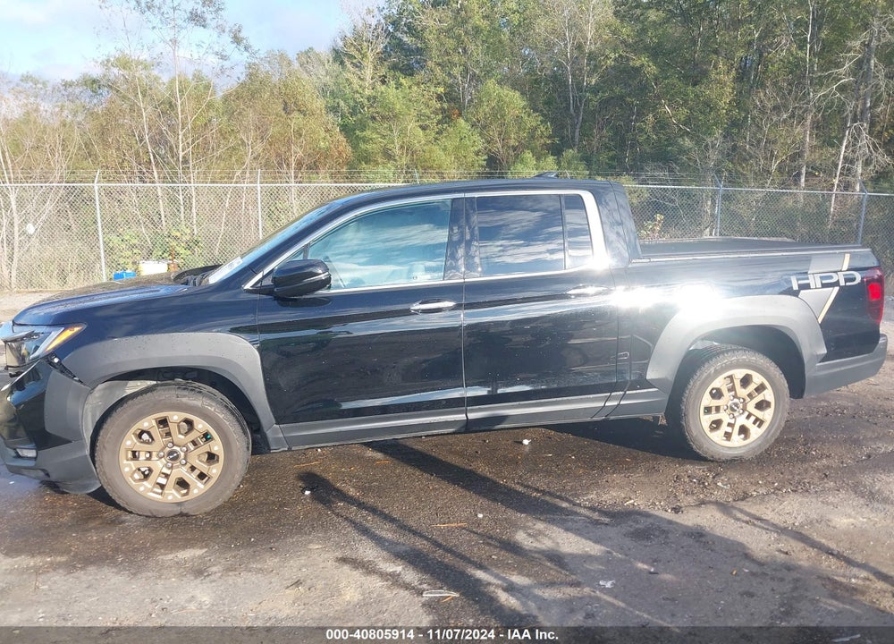 2022 HONDA RIDGELINE RTL-E VIN: 5FPYK3F78NB002081