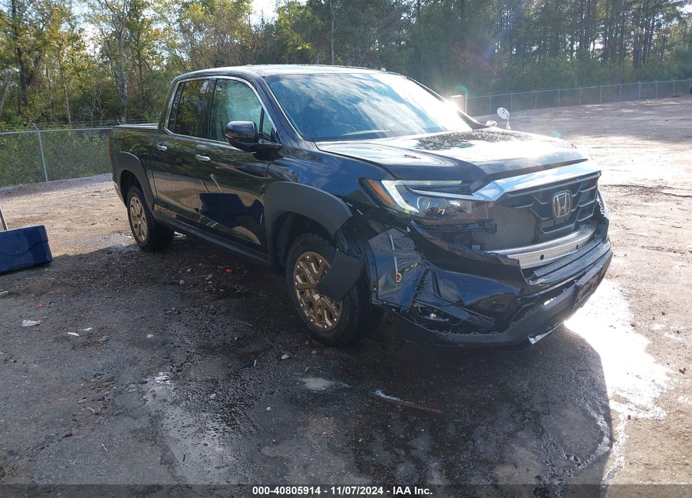 2022 HONDA RIDGELINE RTL-E VIN: 5FPYK3F78NB002081