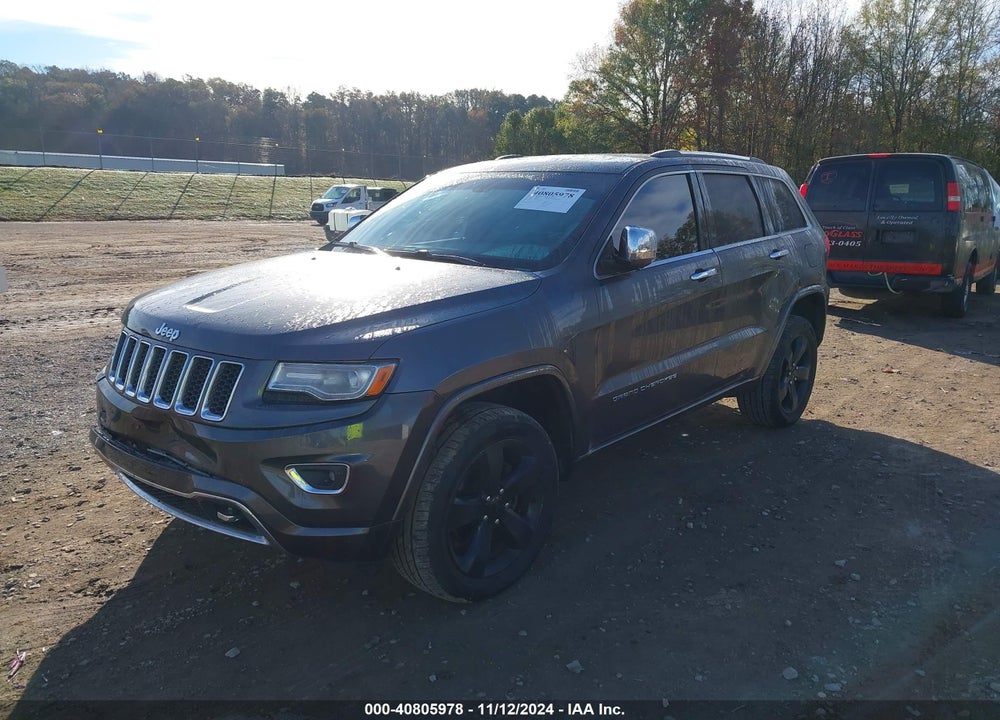 2014 JEEP GRAND CHEROKEE OVERLAND VIN: 1C4RJFCG8EC479533