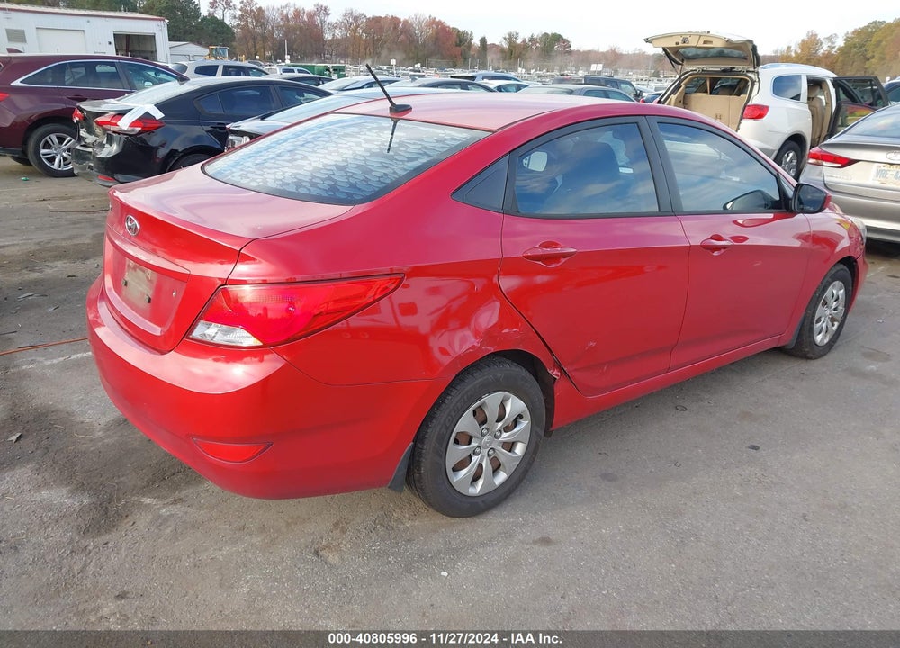 2016 HYUNDAI ACCENT SE VIN: KMHCT4AE7GU017804