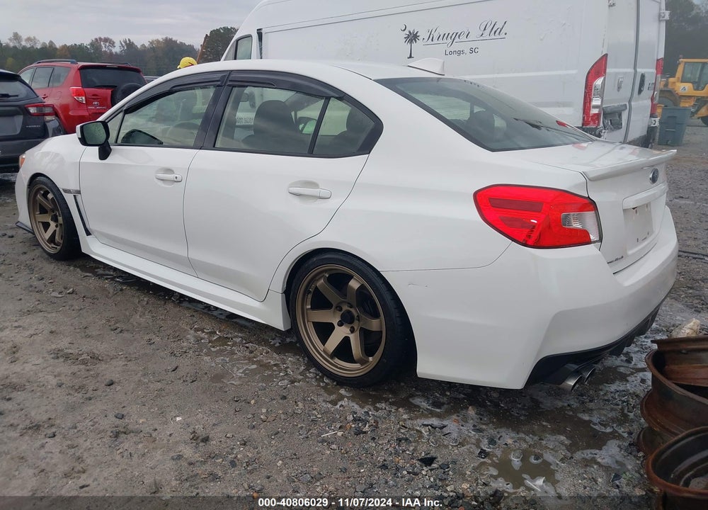 2015 SUBARU WRX PREMIUM VIN: JF1VA1D63F9825922