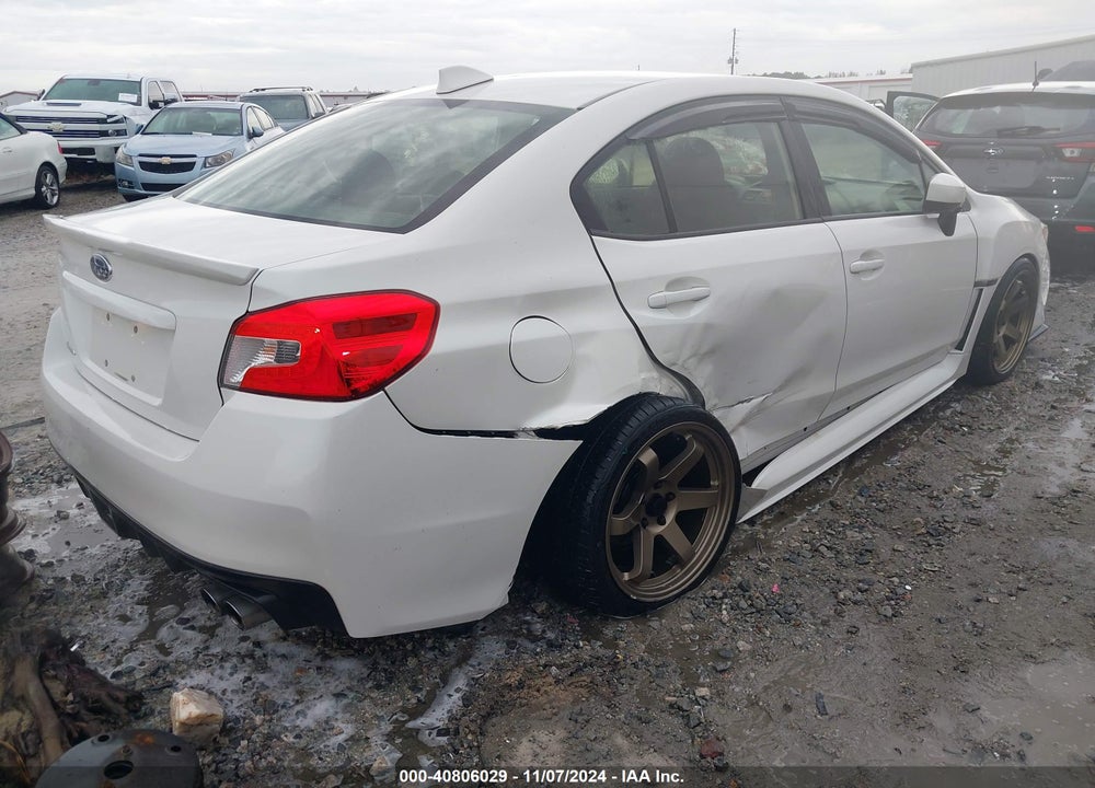 2015 SUBARU WRX PREMIUM VIN: JF1VA1D63F9825922